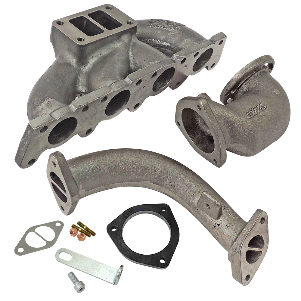 VW MKIV GTI T3 Twin Scroll Top Mount Turbo Manifold - EVOLUTION - PRE SALE