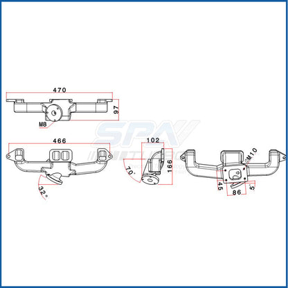 Chevy II 153 CID Vortec 3.0L T3 Turbo Exhaust Manifold - PRE SALE