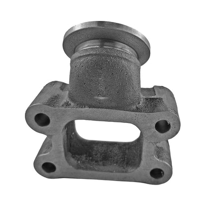 T3 manifold 44/45mm v-band Wastegate adapter 45 degree flange