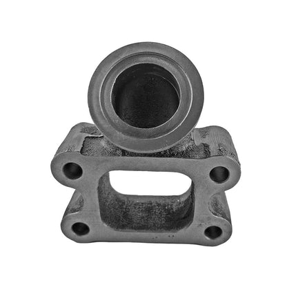 T3 manifold 44/45mm v-band Wastegate adapter 45 degree flange
