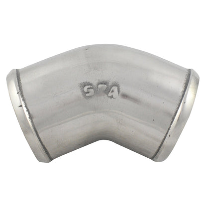 2.5" tight radius 45° elbow intake pipe