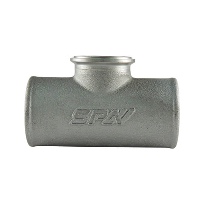 Universal 2.5" Cast Aluminum Charge Pipe with 50mm Blow Off Valve Flange