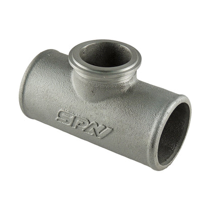 Universal 2.5" Cast Aluminum Charge Pipe with 50mm Blow Off Valve Flange