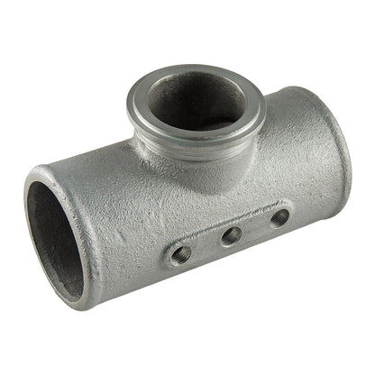 Universal 2.5" Cast Aluminum Charge Pipe with 50mm Blow Off Valve Flange