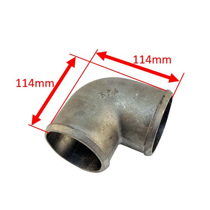 3" tight radius 90° elbow intake pipe