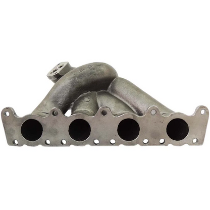 VW B5 T3 top mount turbo twin scroll manifold wastegate "i" + Cast Aluminum Intake Manifold for longitudinal with 4 injectors Fuel Rail Kit (OEM throttle)