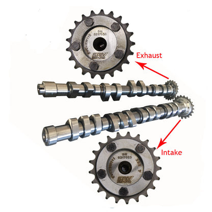 252 / 260 High Performance Camshaft set + FORGED HEAD STUDS SET OF 10 UNITS For VW/AUDI 1.8L 20V