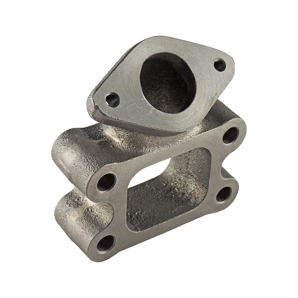 T3 Manifold 2 bolt type Wastegate Adapter 45 degree flange